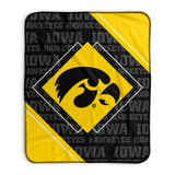 Pixsona Iowa Hawkeyes Boxed Pixel Fleece Blanket