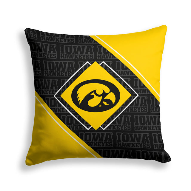 Pixsona Iowa Hawkeyes Boxed Throw Pillow