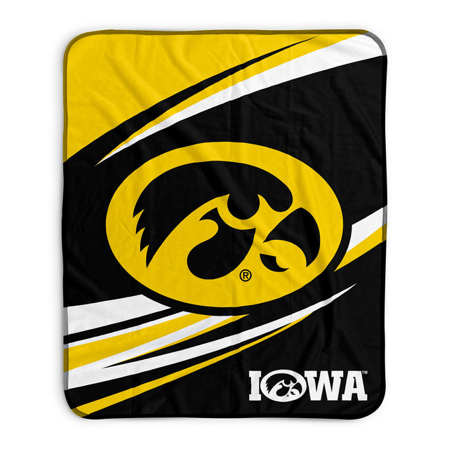 Pixsona Iowa Hawkeyes Velocity Pixel Fleece Blanket