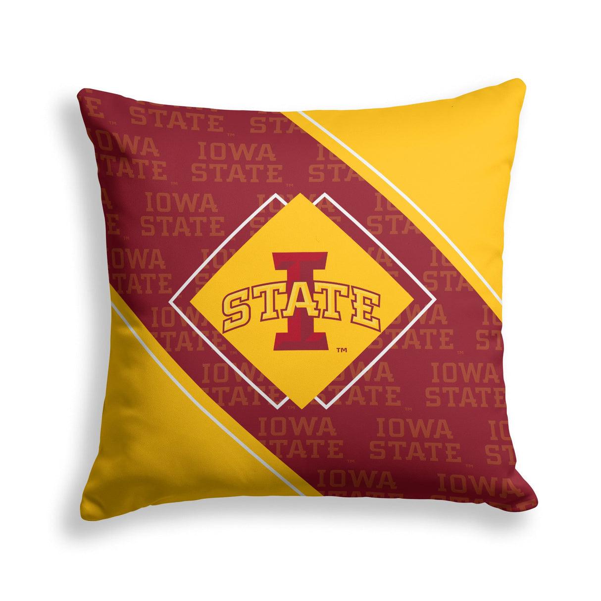 Pixsona Iowa State Cyclones Boxed Throw Pillow