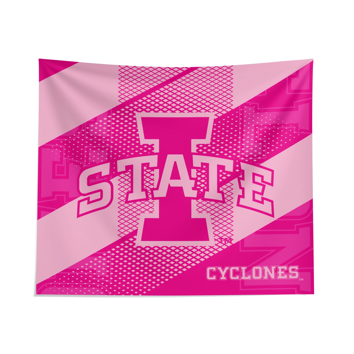 Pixsona Iowa State Cyclones Pink Motion Tapestry