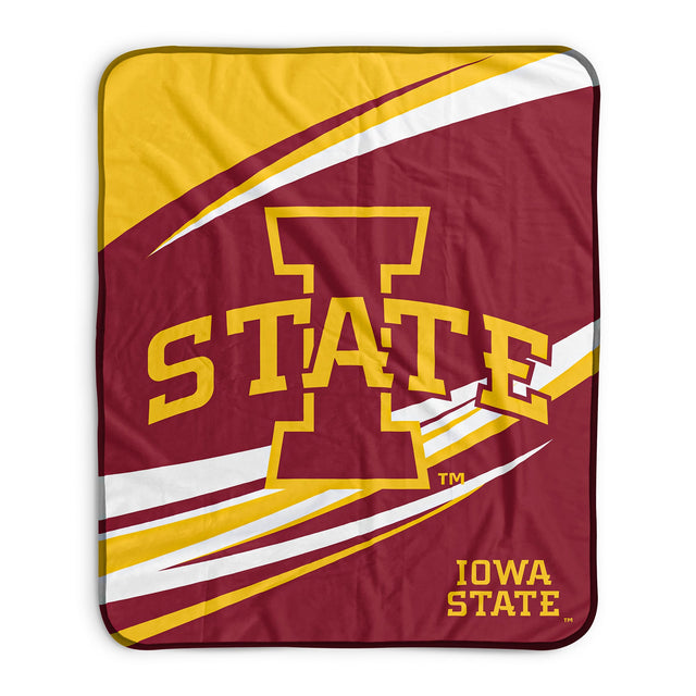 Pixsona Iowa State Cyclones Velocity Pixel Fleece Blanket