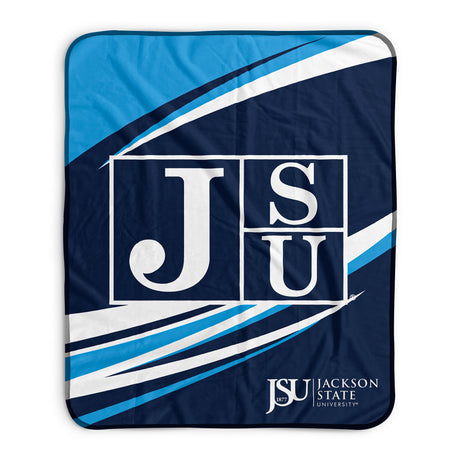 Pixsona Jackson State Tigers Velocity Pixel Fleece Blanket