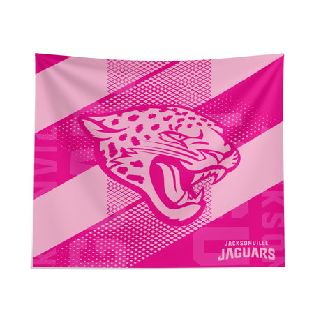 Pixsona Jacksonville Jaguars Pink Motion Tapestry