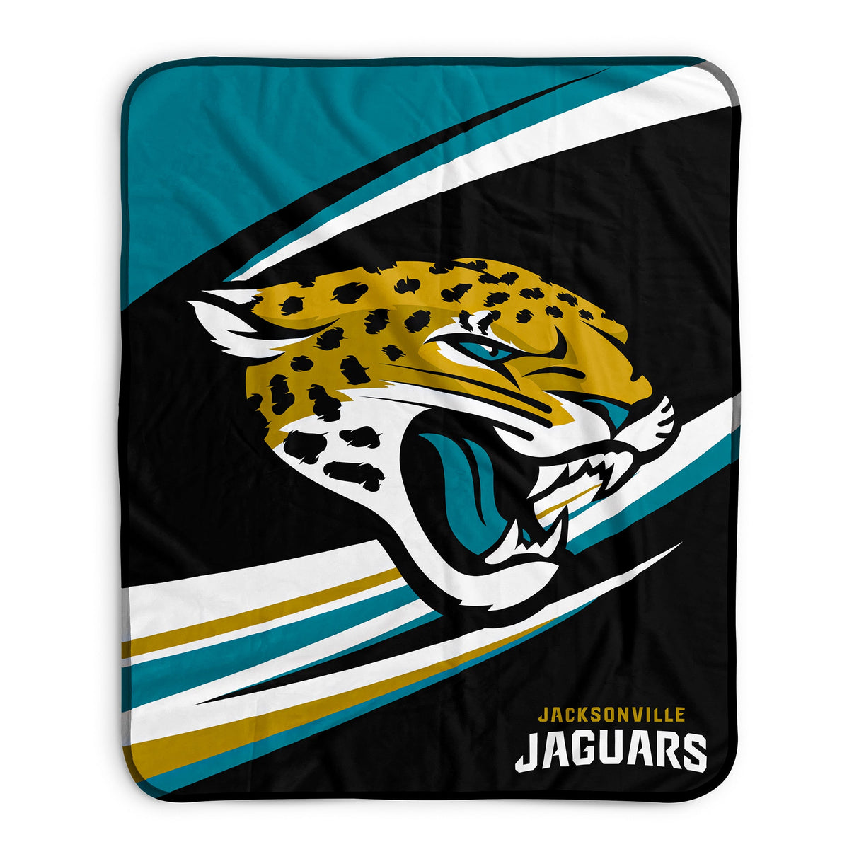 Pixsona Jacksonville Jaguars Velocity Pixel Fleece Blanket