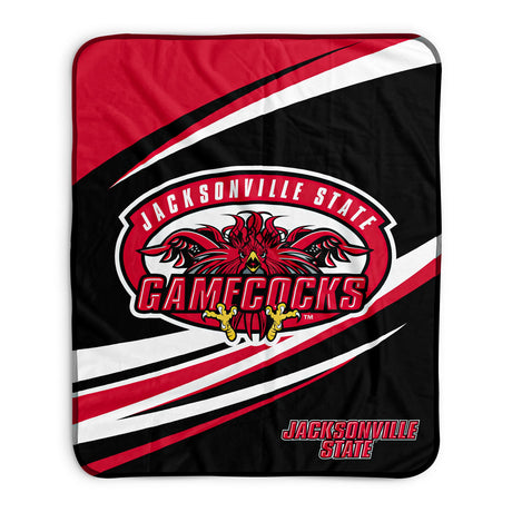 Pixsona Jacksonville State Gamecocks Velocity Pixel Fleece Blanket