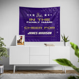 Pixsona James Madison Dukes Cheer Tapestry | Personalized | Custom