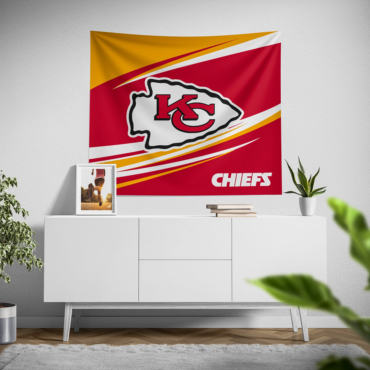 Pixsona Kansas City Chiefs Velocity Tapestry