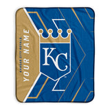 Pixsona Kansas City Royals Glow Pixel Fleece Blanket | Personalized | Custom
