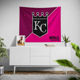 Pixsona Kansas City Royals Pink Implosion Tapestry | Personalized | Custom