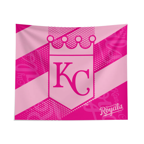 Pixsona Kansas City Royals Pink Motion Tapestry