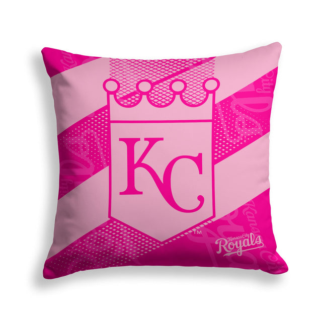 Pixsona Kansas City Royals Pink Motion Throw Pillow