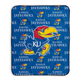 Pixsona Kansas Jayhawks Repeat Pixel Fleece Blanket