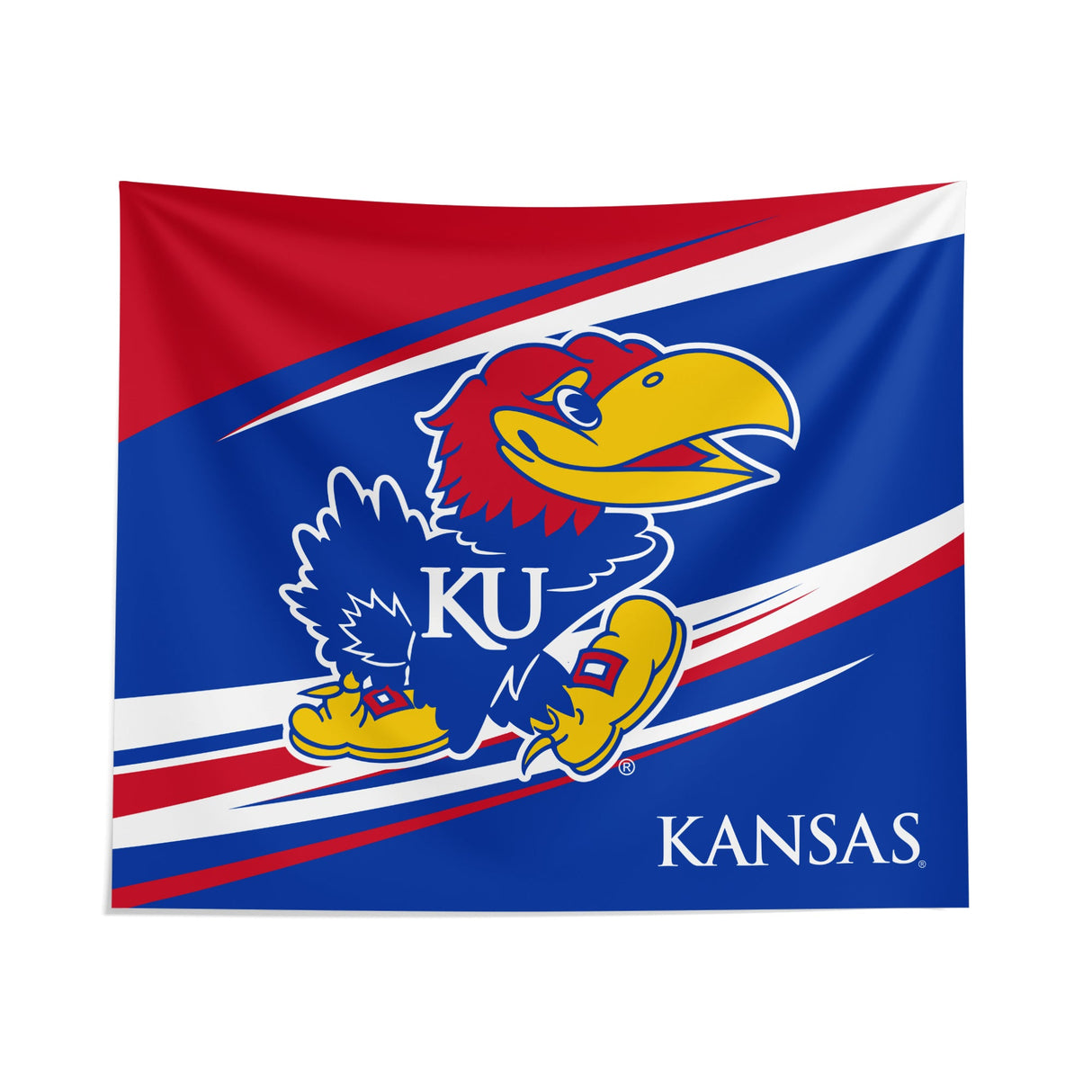 Pixsona Kansas Jayhawks Velocity Tapestry