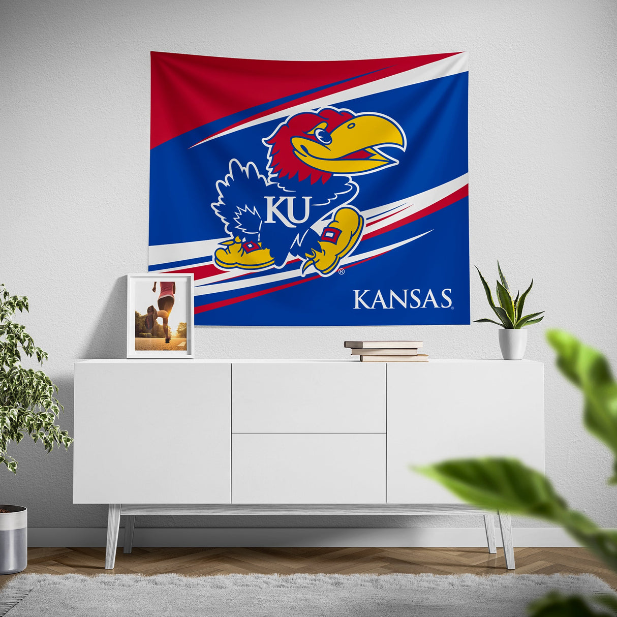 Pixsona Kansas Jayhawks Velocity Tapestry