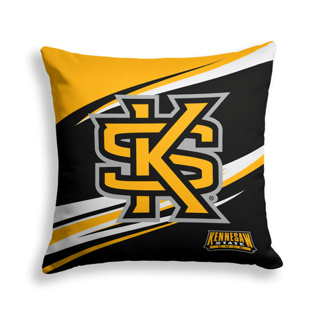 Pixsona Kennesaw State Owls Velocity Throw Pillow