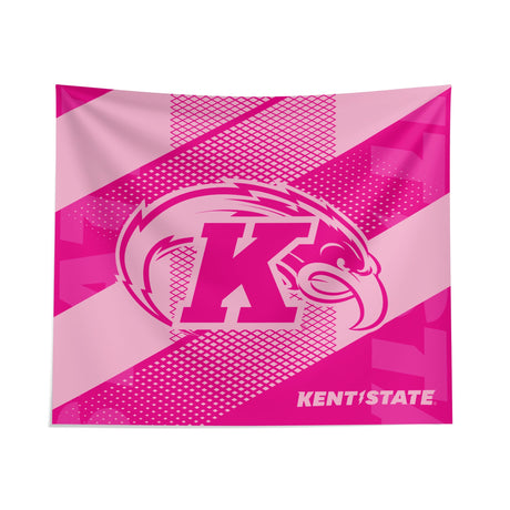 Pixsona Kent State Golden Flashes Pink Motion Tapestry