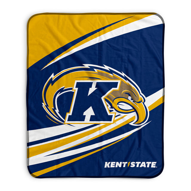 Pixsona Kent State Golden Flashes Velocity Pixel Fleece Blanket