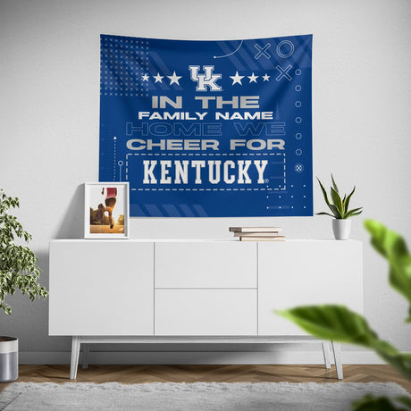 Pixsona Kentucky Wildcats Cheer Tapestry | Personalized | Custom