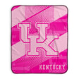 Pixsona Kentucky Wildcats Pink Motion Pixel Fleece Blanket