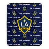 Pixsona LA Galaxy Repeat Pixel Fleece Blanket
