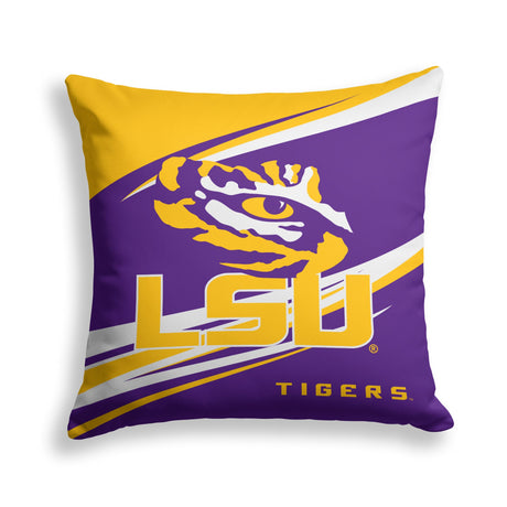 Pixsona LSU Tigers Velocity Throw Pillow