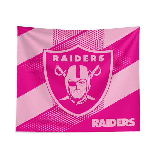 Pixsona Las Vegas Raiders Pink Motion Tapestry