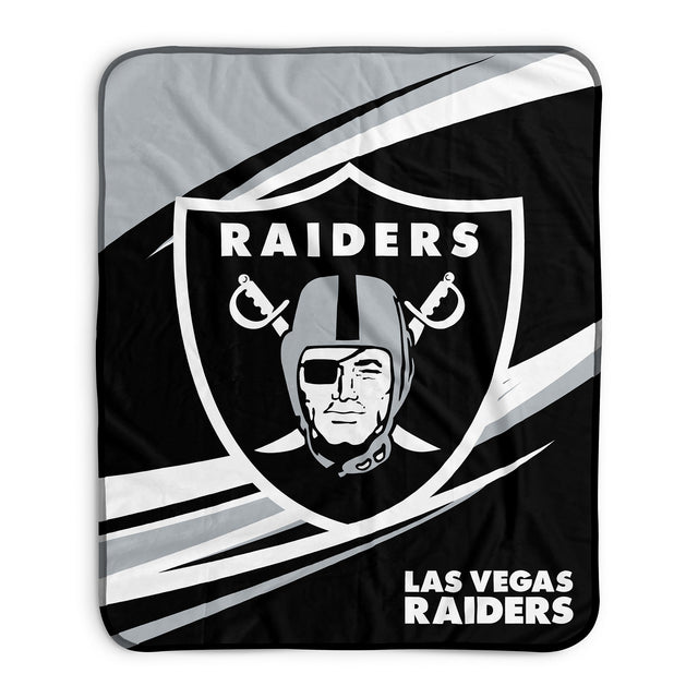 Pixsona Las Vegas Raiders Velocity Pixel Fleece Blanket