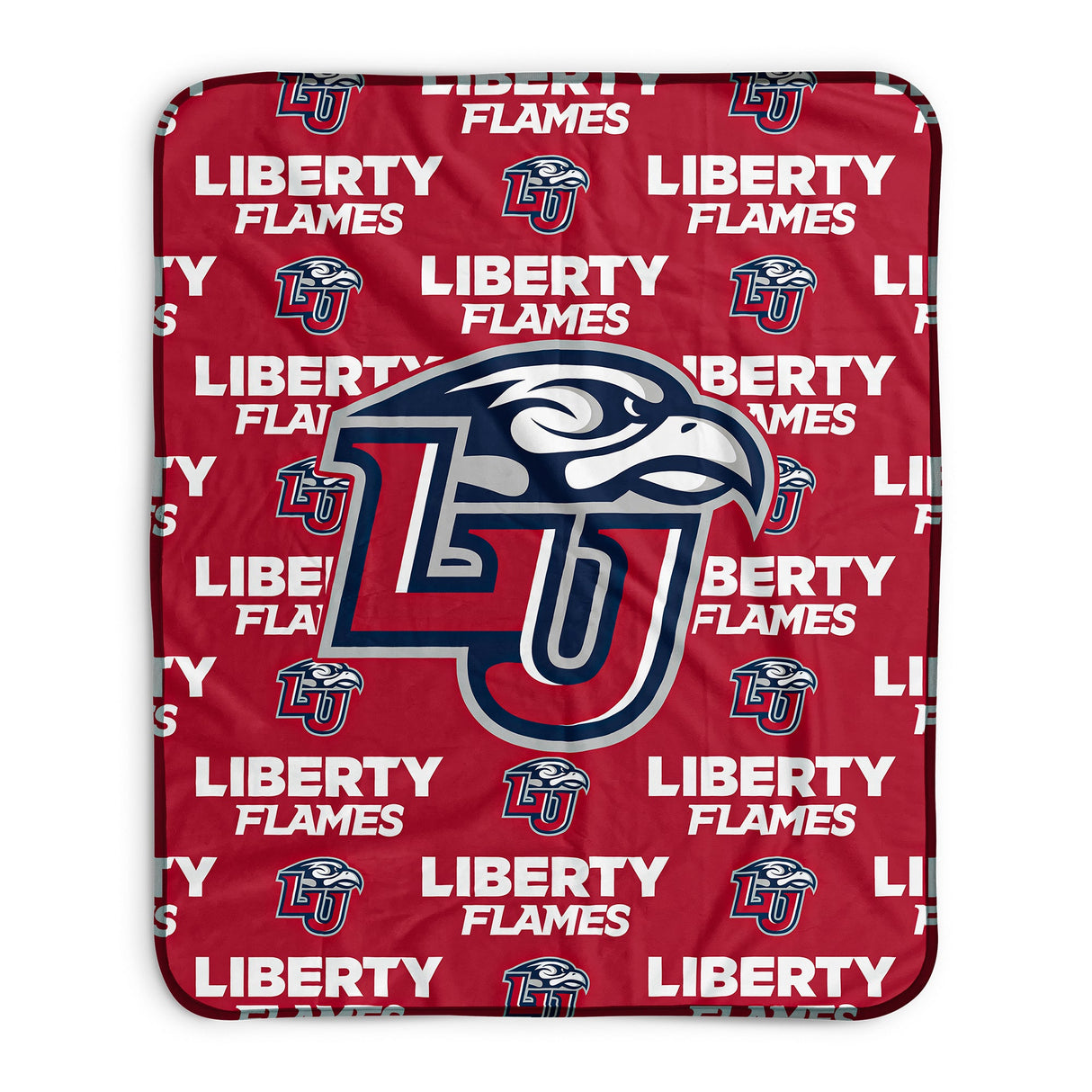 Pixsona Liberty Flames Repeat Pixel Fleece Blanket