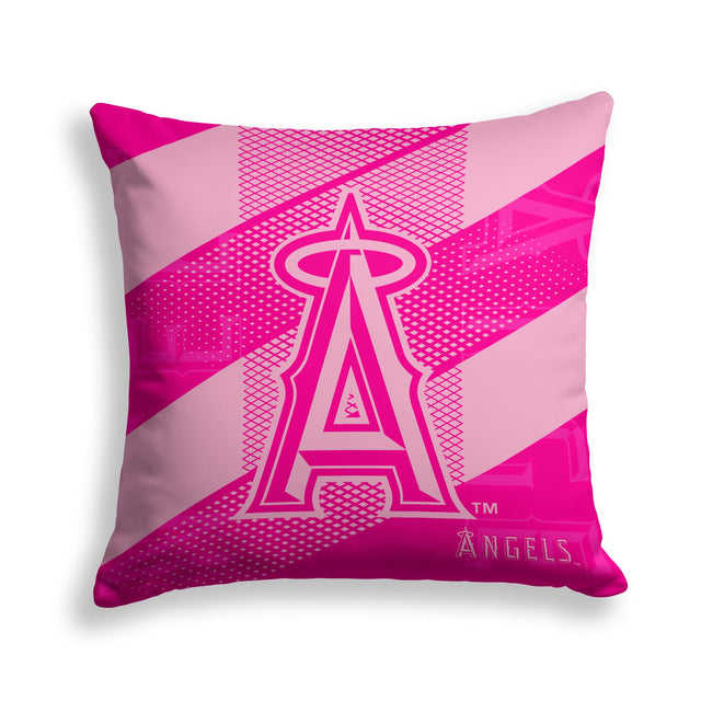 Pixsona Los Angeles Angels Pink Motion Throw Pillow