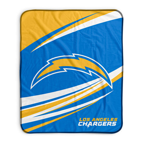 Pixsona Los Angeles Chargers Velocity Pixel Fleece Blanket