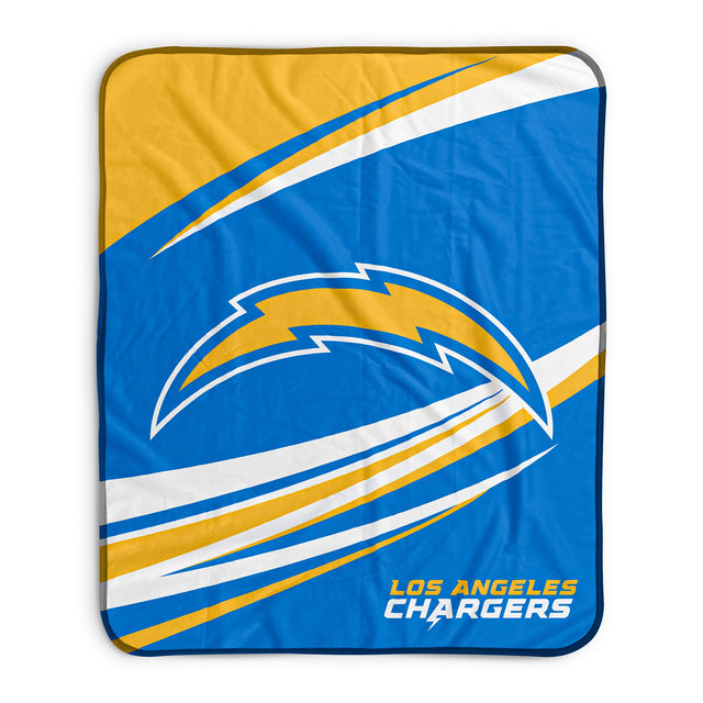 Pixsona Los Angeles Chargers Velocity Pixel Fleece Blanket