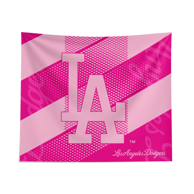 Pixsona Los Angeles Dodgers Pink Motion Tapestry