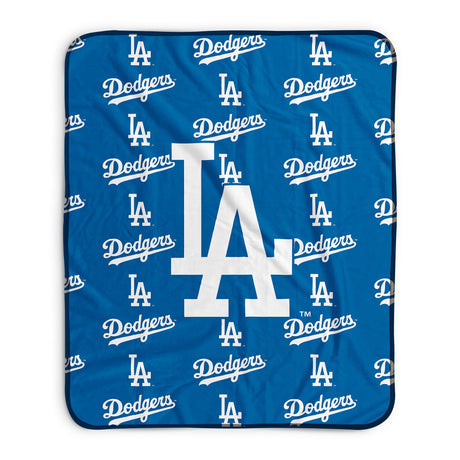 Pixsona Los Angeles Dodgers Repeat Pixel Fleece Blanket