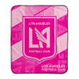 Pixsona Los Angeles Football Club Pink Motion Pixel Fleece Blanket