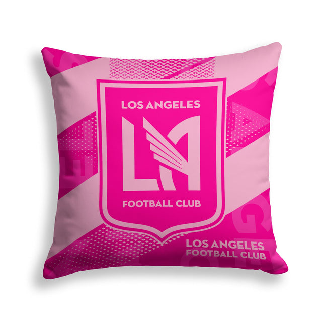 Pixsona Los Angeles Football Club Pink Motion Throw Pillow