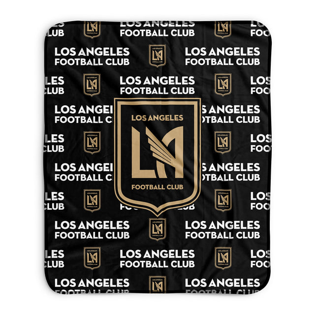 Pixsona Los Angeles Football Club Repeat Pixel Fleece Blanket