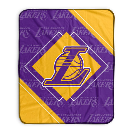 Pixsona Los Angeles Lakers Boxed Pixel Fleece Blanket