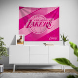 Pixsona Los Angeles Lakers Pink Motion Tapestry