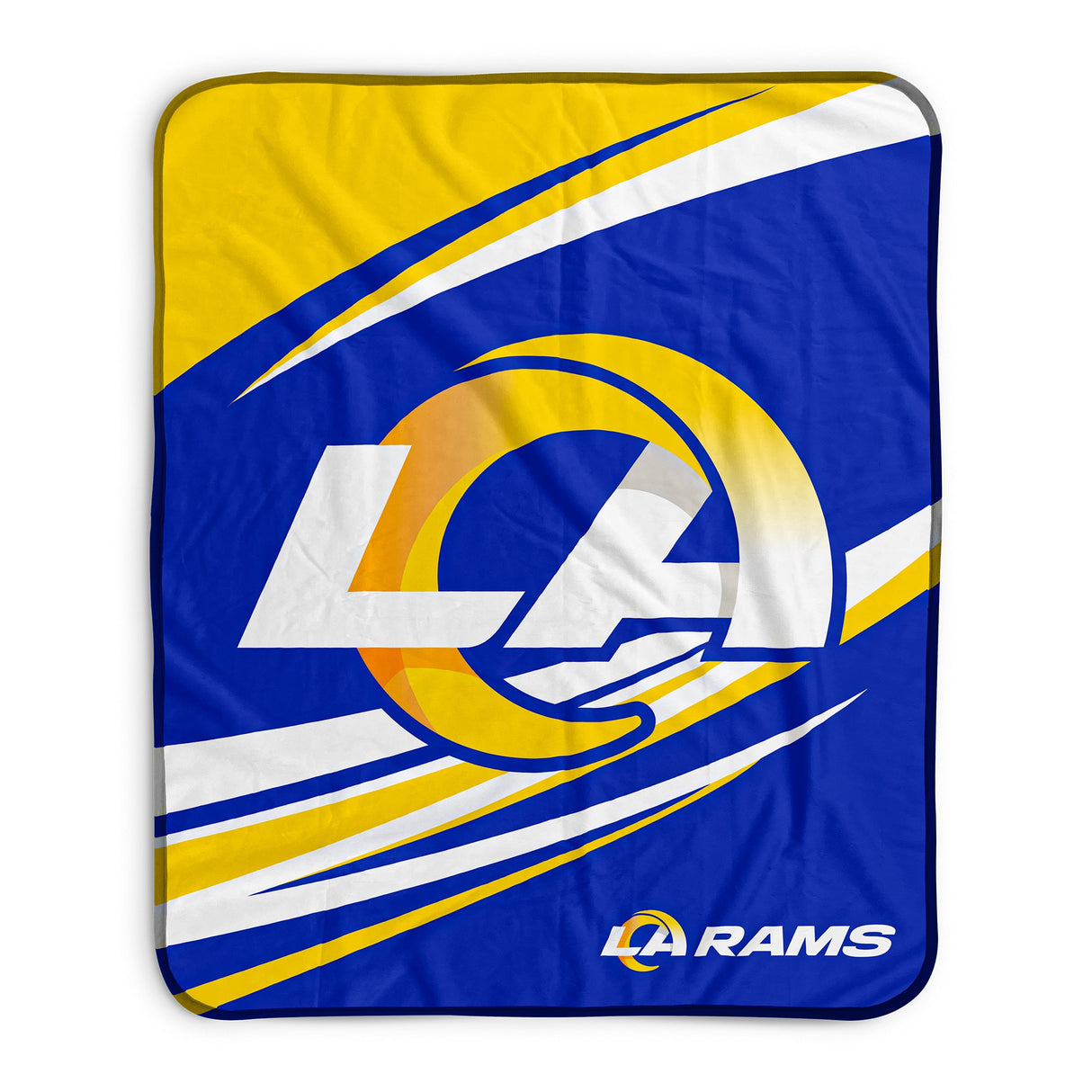 Pixsona Los Angeles Rams Velocity Pixel Fleece Blanket