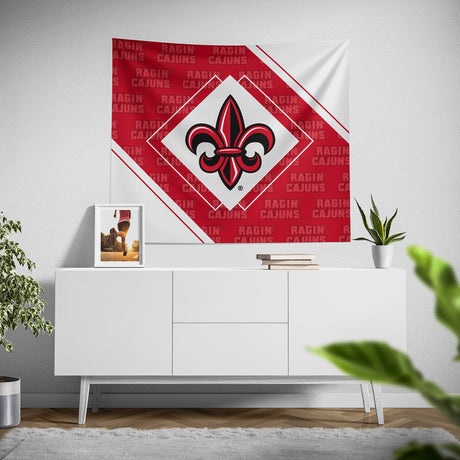 Pixsona Louisiana Lafayette Ragin Cajuns Boxed Tapestry