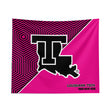 Pixsona Louisiana Tech Bulldogs Pink Implosion Tapestry | Personalized | Custom