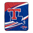 Pixsona Louisiana Tech Bulldogs Velocity Pixel Fleece Blanket