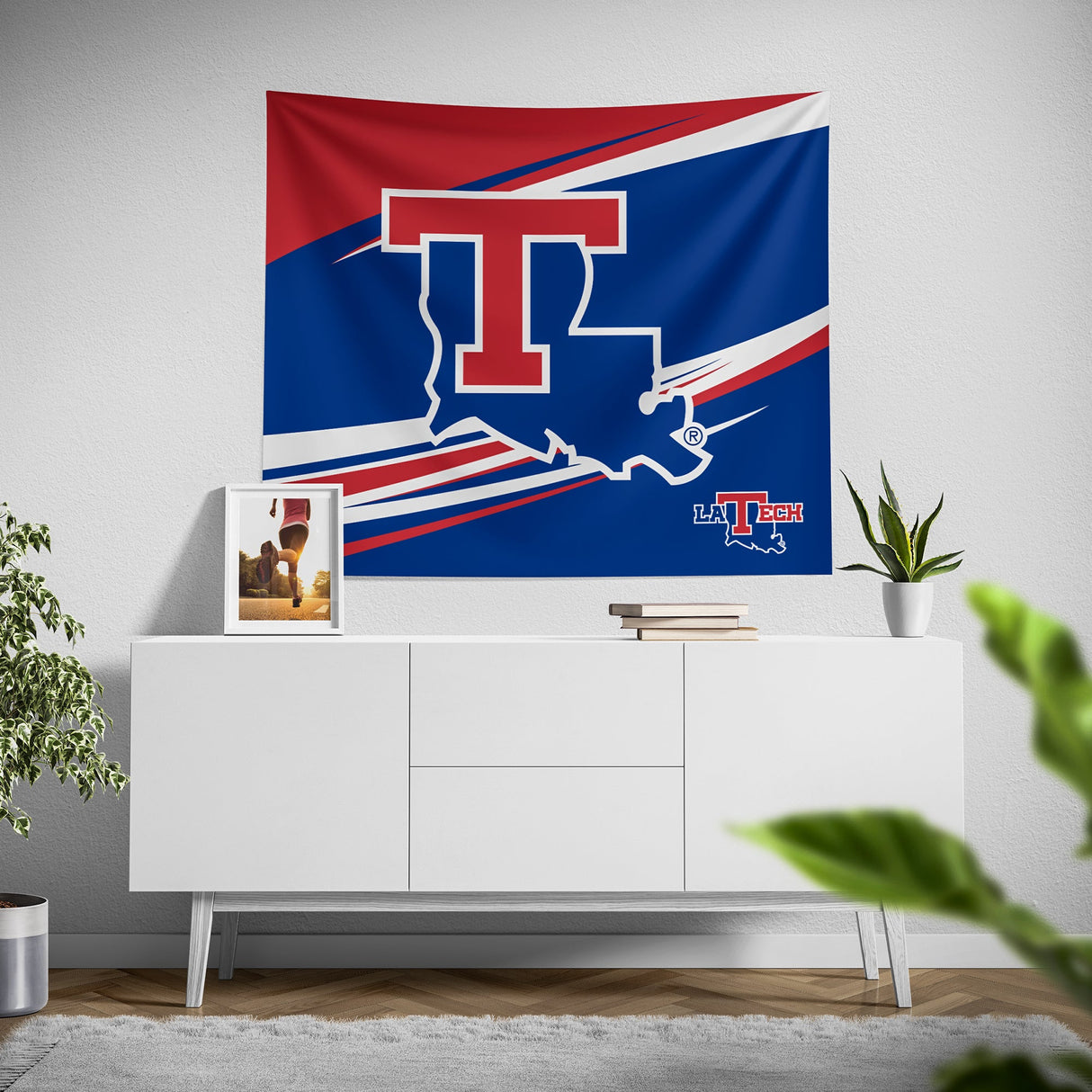 Pixsona Louisiana Tech Bulldogs Velocity Tapestry