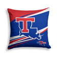 Pixsona Louisiana Tech Bulldogs Velocity Throw Pillow