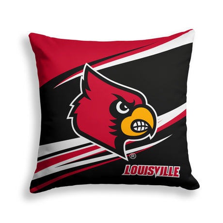 Pixsona Louisville Cardinals Velocity Throw Pillow