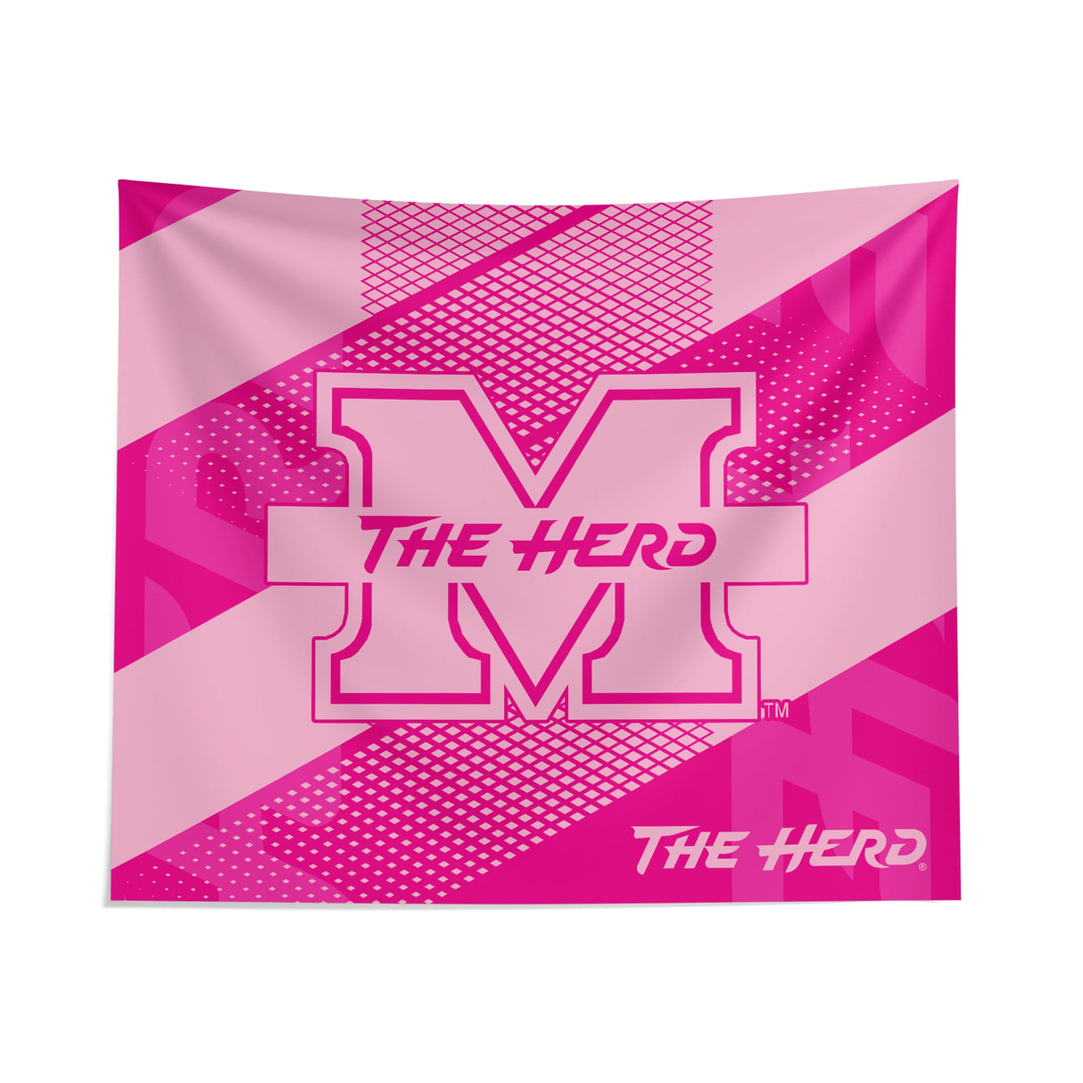 Pixsona Marshall Thundering Herd Pink Motion Tapestry