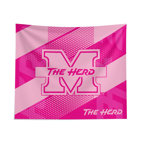 Pixsona Marshall Thundering Herd Pink Motion Tapestry