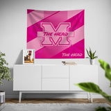 Pixsona Marshall Thundering Herd Pink Motion Tapestry