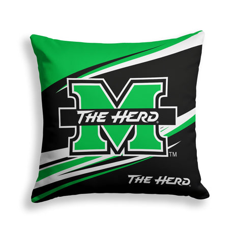 Pixsona Marshall Thundering Herd Velocity Throw Pillow